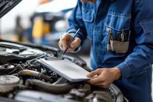 Carnet d’entretien voiture mis à jour par garagiste