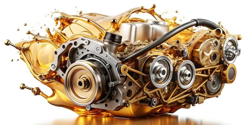 Lubrification d’un moteur par l’huile moteur
