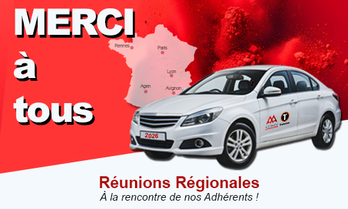 Réunions régionales 2026 alternative autoparts technicar services merci